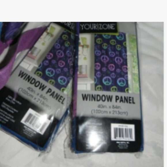 Peace Sign Bed in a bag+ Curtain 9pc TWIN Bedding & Window Set🆕FAST📦🏃🏻💨⚡🚚 - Picture 9 of 15